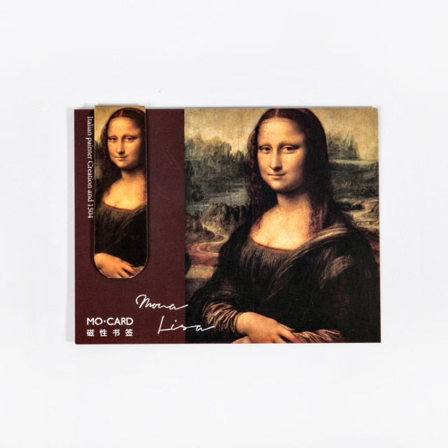 Magnetisk mona lisa bogmærke